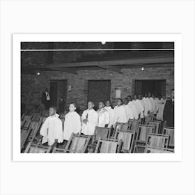 Processional Of Children S Choir Of The Pentecostal Church, Chicago, Illinois By Russell Lee Art Print