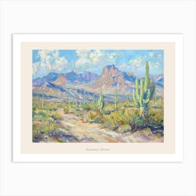Western Landscapes Sonoran Desert Arizona 2 Poster Art Print