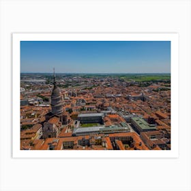 View of the Italian old town Art Print