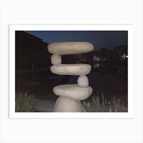 Balancing Stones Art Print