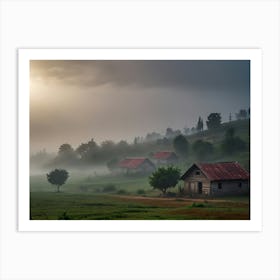 Misty Morning 12 Art Print