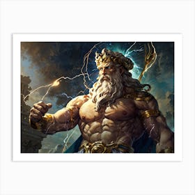 God Of Thunder 1 Art Print