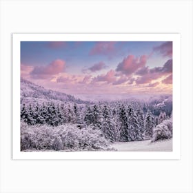 Snowy Landscape 2 Art Print