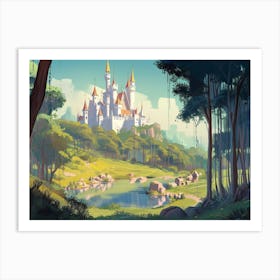 Fantasy Castle Art Print