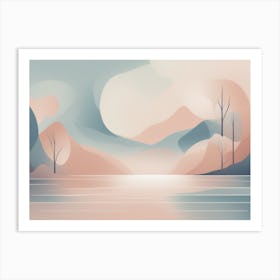 Abstract Landscape 5 Art Print