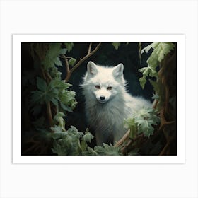 Arctic Fox 3 Art Print