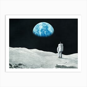 Earthrise Landscape Art Print