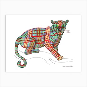 Alternative Leopard Art Print
