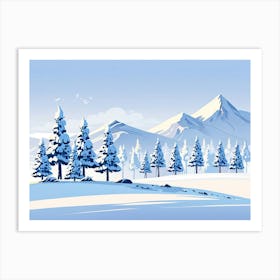 Winter Landscape 11 Art Print