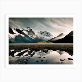 Mountain - Reflection Art Print