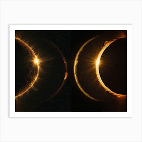 Eclipse Of The Sun 10 Art Print