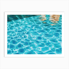 Swimming Pool Water Reflection Art Print