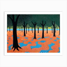 Forest Of Trees Art Print