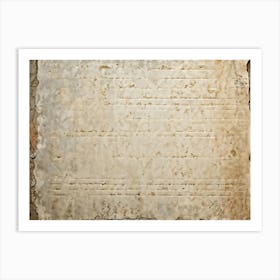 Ancient Stone Wallpaper Encompassing Clean Empty Sheetdoesnt Come Armed With Any Antecedents Set (5) Art Print