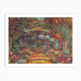 Claude Monet'S Garden 3 Art Print