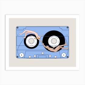 Cassette Tape Art Print