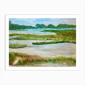 Backwaters Art Print