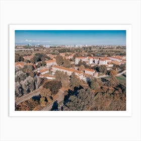 Chiaravalle Photo Print, Drone fotografico. Art Print