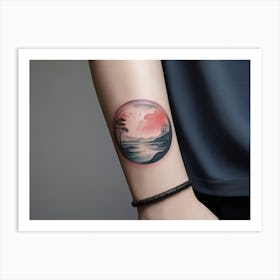 Zen Circle Tattoo Art Print