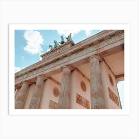 The Brandenburg Gate In Berlin 04 Art Print