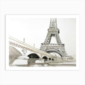 Paris Eiffel Tower Art Print