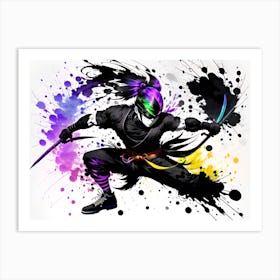 Ninja 4 Art Print