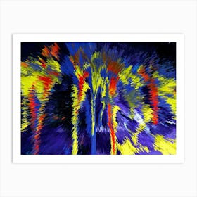 Acrylic Extruded Painting 457 Art Print