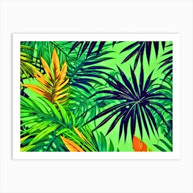 Tropical Leaves Art Print