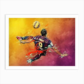 Luis Suarez Bicycle Kick 1 Art Print