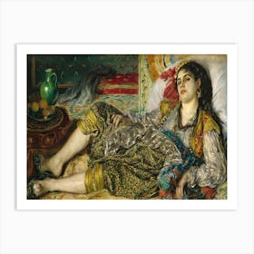 Odalisque (1870) Painting, Pierre Auguste Renoir Art Print