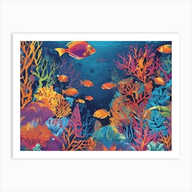 Coral Reef 8 Art Print