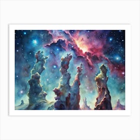 Nebula Art Print