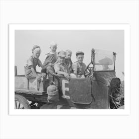 Untitled Photo, Possibly Related To Farm Children, Sheridan County, Kansas By Russell Lee Art Print