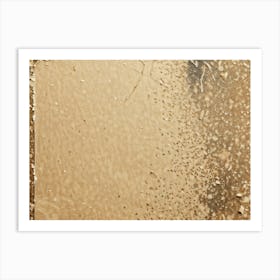 Vintage Inspired Closeup Of A Cardboard Greeting Card Surface Imprinted With A Retro Grunge Pattern (2) Art Print