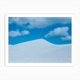 White Sand Dunes Art Print