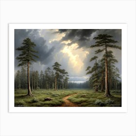 Path Through The Forest Art Print