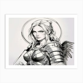 Angel Of The Gods 1 Art Print