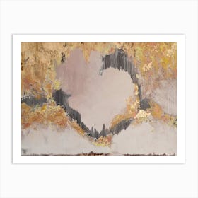 Heart Of Gold Art Print