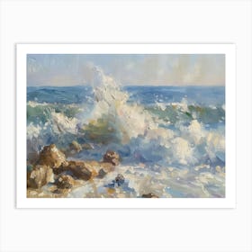 Crashing Waves 3 Art Print