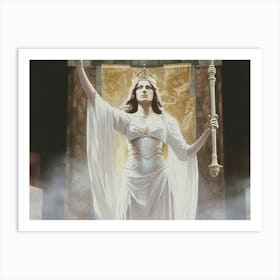 Queen Of The Gods Art Print