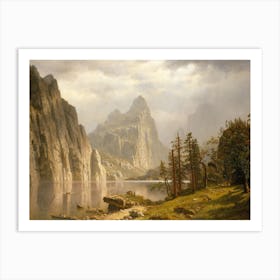 Merced River, Yosemite Valley, Albert Bierstadt Art Print