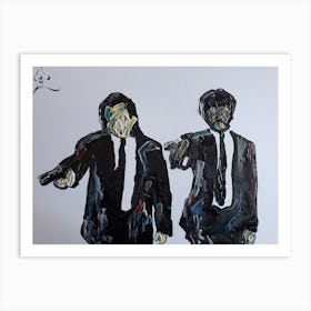 Pulp Fiction Abstract Art Print