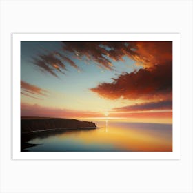 Irishsunset Art Print