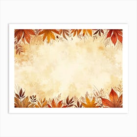 Default A Richly Textured Autumn Vector Background Each Elemen 1 Art Print