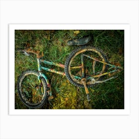 Old Bike Metal Print Art Print