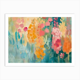 Blooming Flowers Art Print