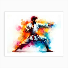 Karate 1 Art Print