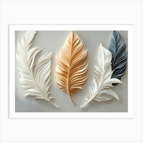 Feathers Wall Art Art Print