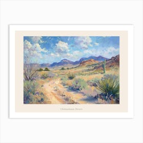 Western Landscapes Chihuahuan Desert Texas 3 Poster Art Print