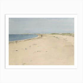 Vintage Painting The Beach 1 Art Print